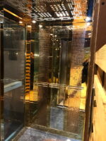 کابین طلایی جنس استیل