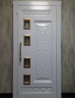 درب آسانسور سفید