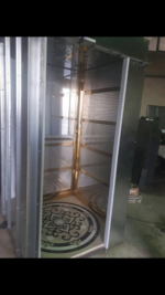 کابین آسانسور استیل نقره ای