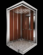 کابین نیمه استیل نقره‌ای