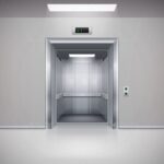 آسانسور هیدرولیک نمای بیرونی کار