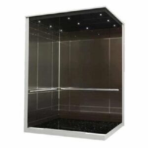 کابین آسانسور تمام استیل نقره ای