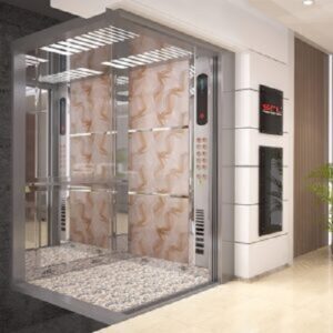 کابین آسانسور استیل طرح4