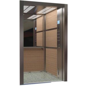 کابین آسانسور نیمه استیل
